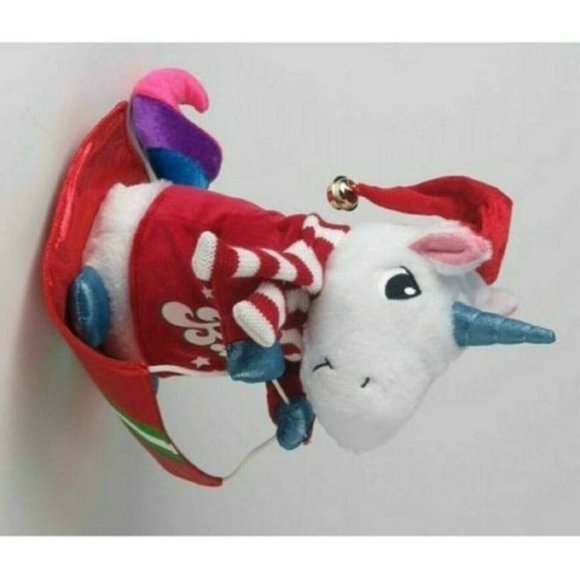Unicorn Sleds 10" Move (ON WHEELS) and Sings a Holiday Version of "Belie… - Picture 8 of 9